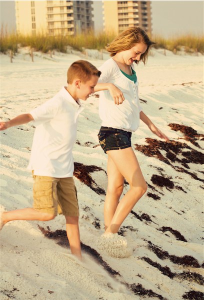 Family Beach Portrait Photography Session, Pensacola Beach, FL